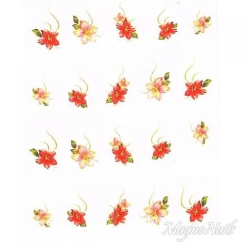 2D Nail Art One Stoke Sticker