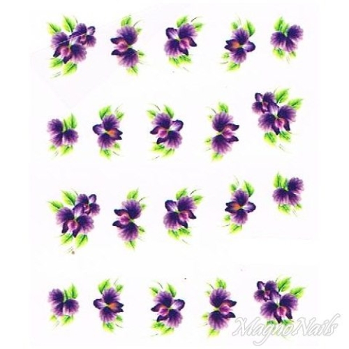 2D Nail Art One Stoke Sticker