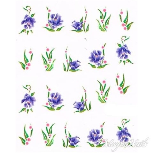2D Nail Art One Stoke Sticker