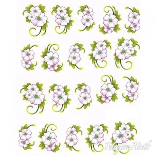 2D Nail Art One Stoke Sticker