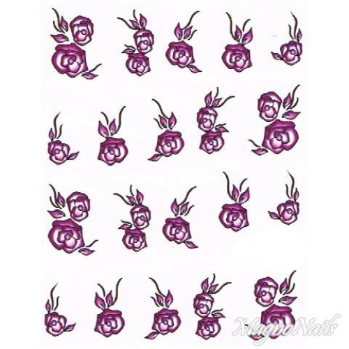 2D Nail Art One Stoke Sticker