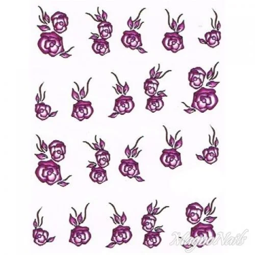 2D Nail Art One Stoke Sticker