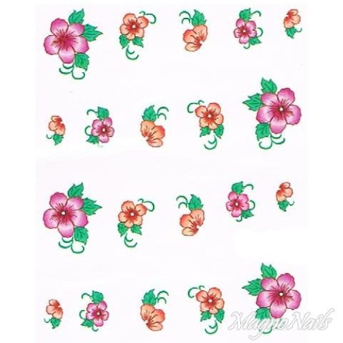 2D Nail Art One Stoke Sticker