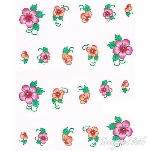 2D Nail Art One Stoke Sticker