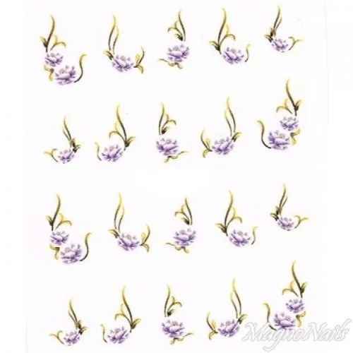 2D Nail Art One Stoke Sticker