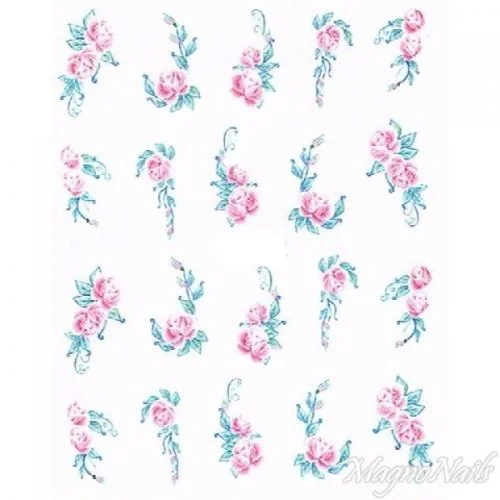 2D Nail Art One Stoke Sticker