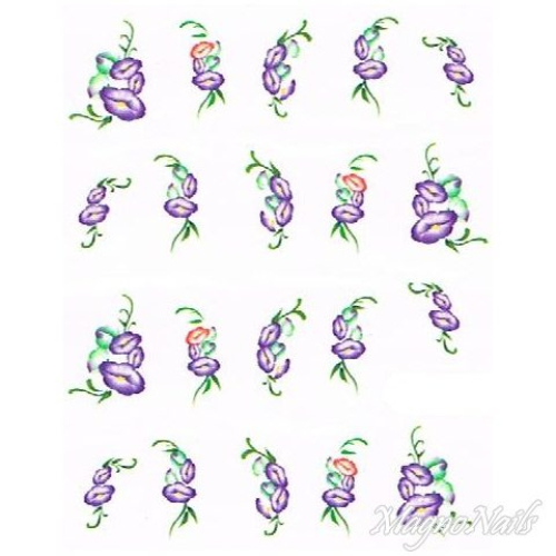 2D Nail Art One Stoke Sticker