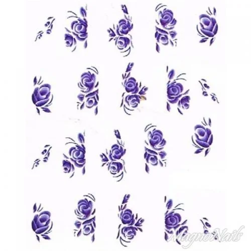 2D Nail Art One Stoke Sticker