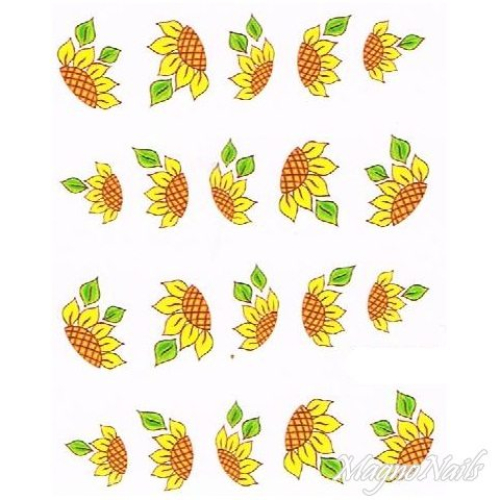 2D Nail Art One Stoke Sticker