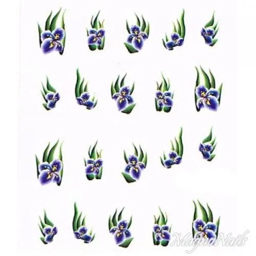 2D Nail Art One Stoke Sticker