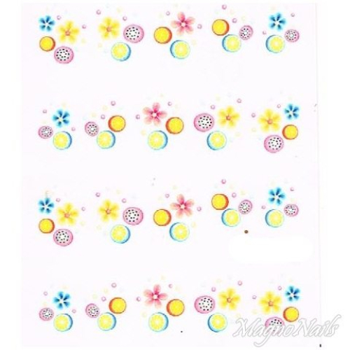 2D Nail Art One Stoke Sticker