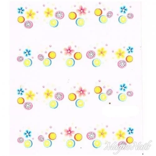 2D Nail Art One Stoke Sticker