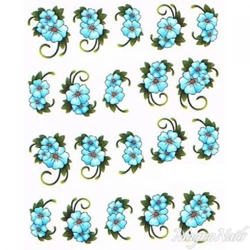 2D Nail Art One Stoke Sticker