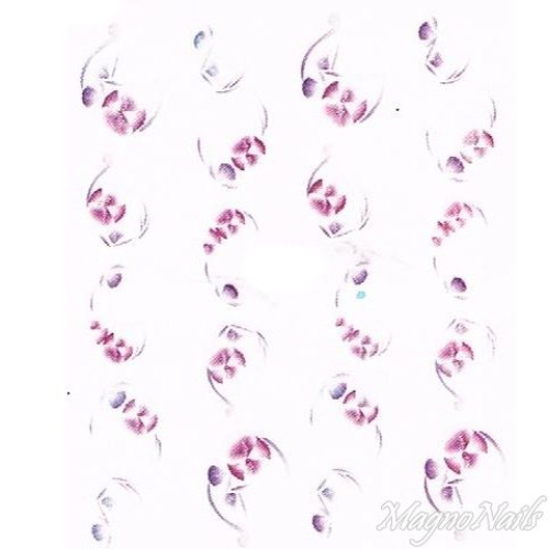 2D Nail Art One Stoke Sticker