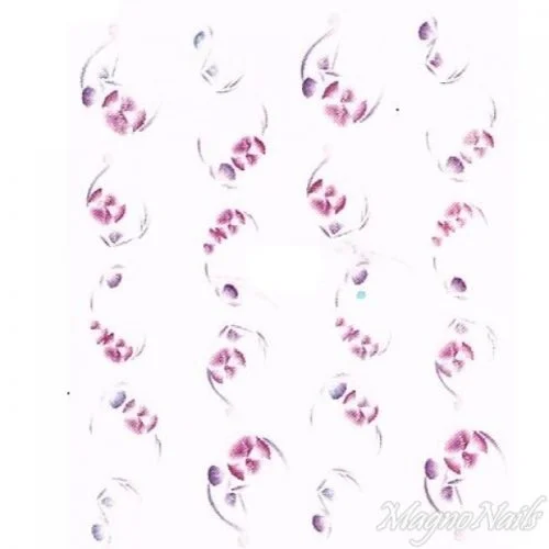 2D Nail Art One Stoke Sticker