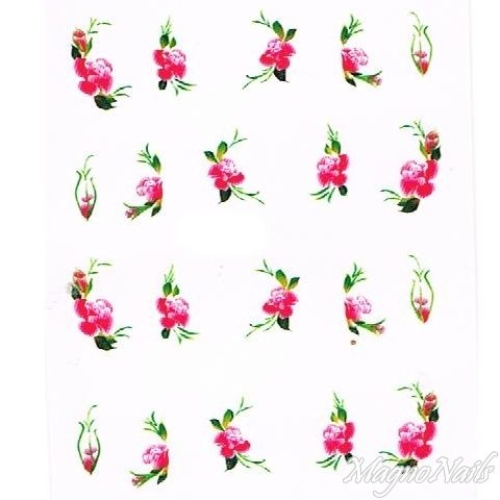 2D Nail Art One Stoke Sticker