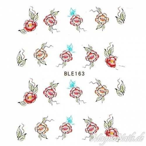 2D Nail Art One Stoke Sticker