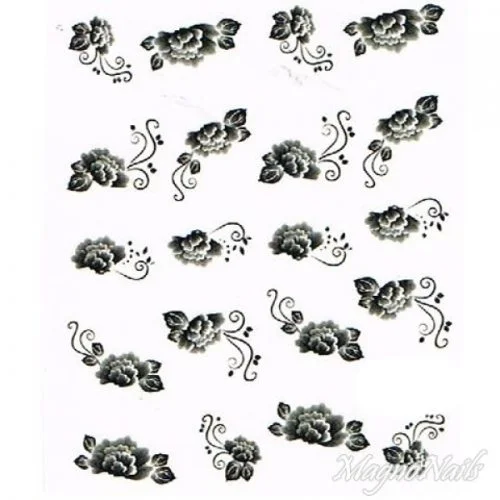 2D Nail Art One Stoke Sticker