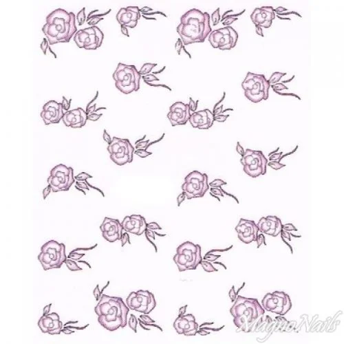 2D Nail Art One Stoke Sticker