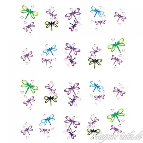 2D Nail Art One Stoke Sticker