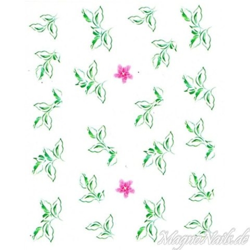 2D Nail Art One Stoke Sticker