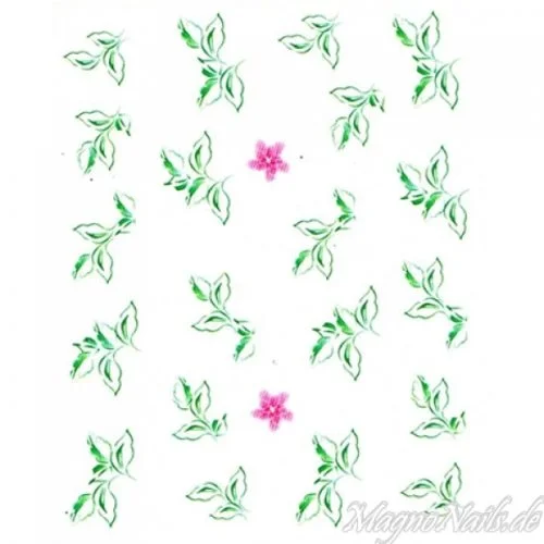 2D Nail Art One Stoke Sticker