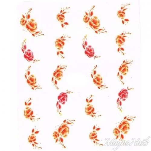 2D Nail Art One Stoke Sticker