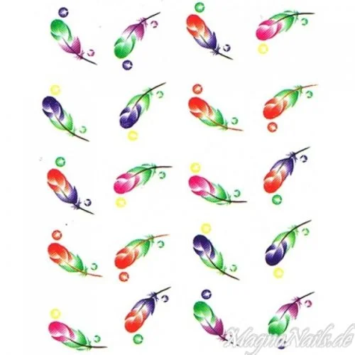 2D Nail Art One Stoke Sticker