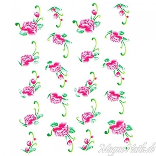 2D Nail Art One Stoke Sticker