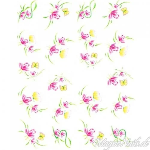 2D Nail Art One Stoke Sticker