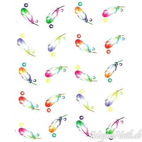 2D Nail Art One Stoke Sticker