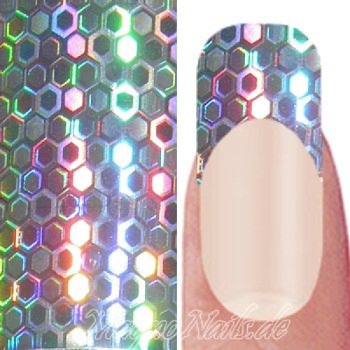 Nail Art Transfer Folie 1,5m - Nail Foil - Honeycomb Nagelfolie Nageldesign Folie Tranferfolie Nailart