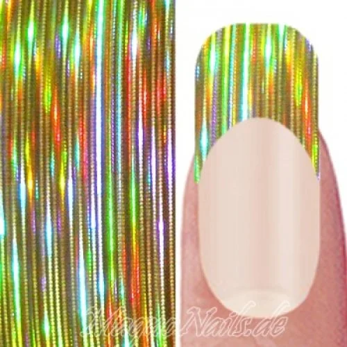 Nail Art Transfer Folie 1,5m - Nail Foil - Candlelight Nagelfolie Nageldesign Folie Tranferfolie Nailart