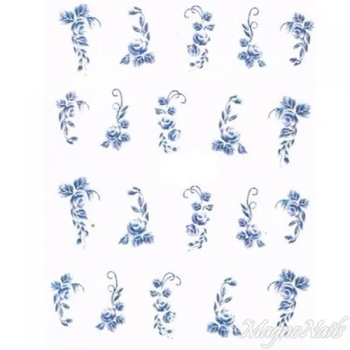 2D Nail Art One Stoke Sticker