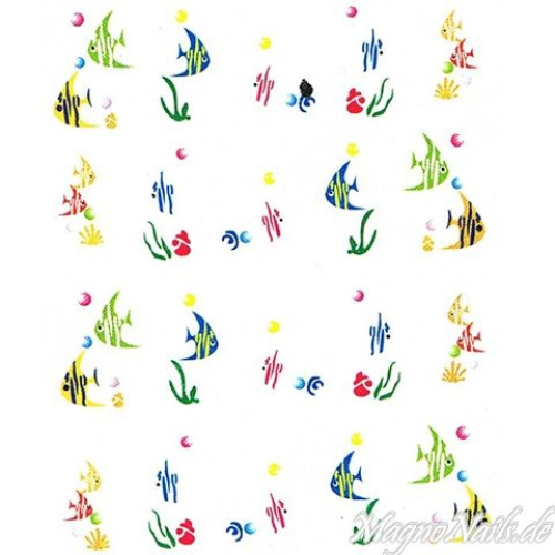 2D Nail Art One Stoke Sticker