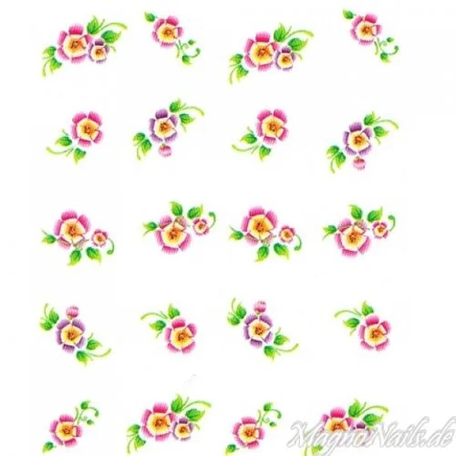 2D Nail Art One Stoke Sticker