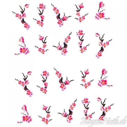 2D Nail Art One Stoke Sticker