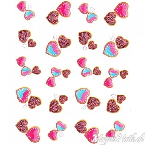 2D Nail Art One Stoke Sticker