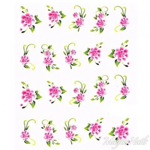 2D Nail Art One Stoke Sticker