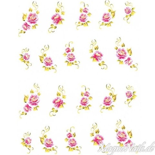 2D Nail Art One Stoke Sticker
