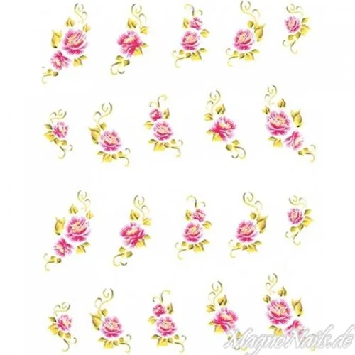 2D Nail Art One Stoke Sticker