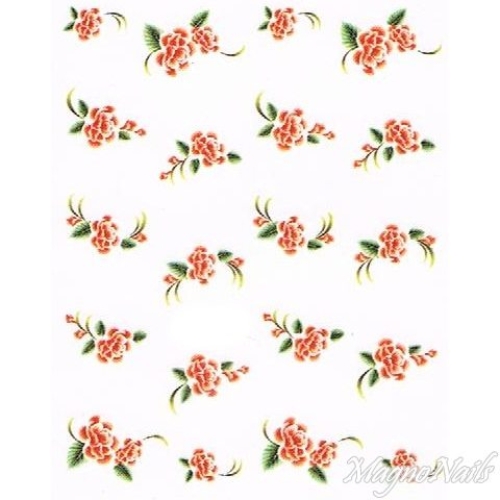 2D Nail Art One Stoke Sticker