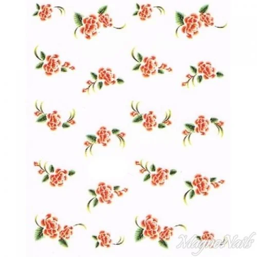 2D Nail Art One Stoke Sticker