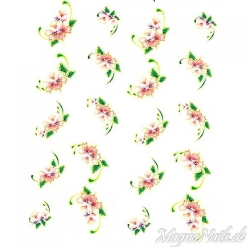 2D Nail Art One Stoke Sticker