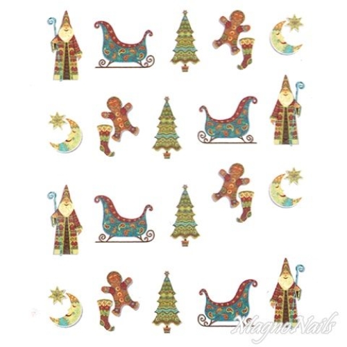 2D Nail Art One Stoke Sticker