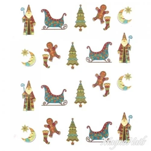 2D Nail Art One Stoke Sticker