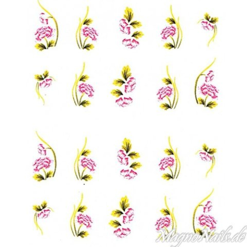2D Nail Art One Stoke Sticker