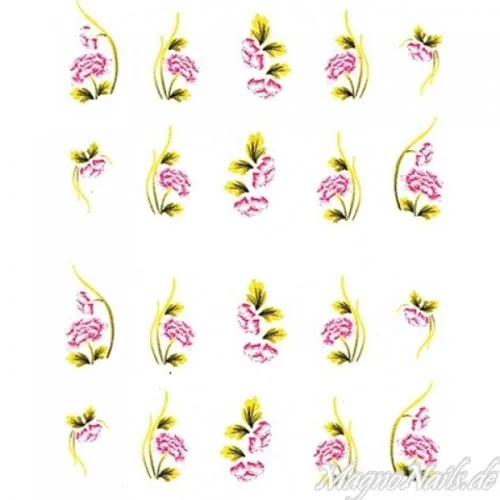 2D Nail Art One Stoke Sticker