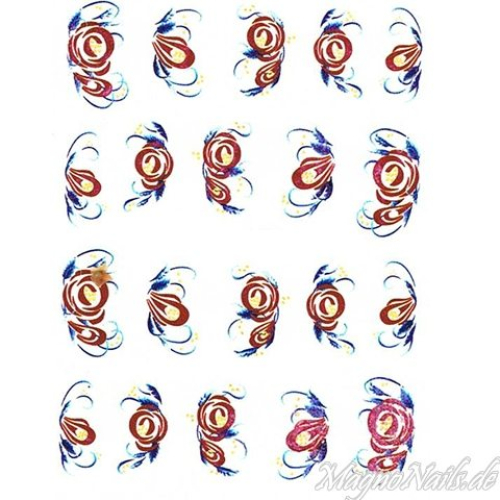 2D Nail Art One Stoke Sticker