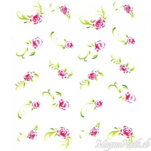 2D Nail Art One Stoke Sticker